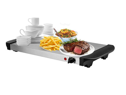 Cheffinger CF-BW300: 3,5 Quarts 2 in 1 Buffetwärmer + Heizplatte